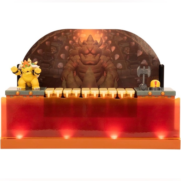 Super Mario Bros Deluxe Bowser Battle Playset Brand New - Picture 6 of 12